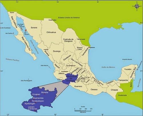 mxico y el estado de michoacn