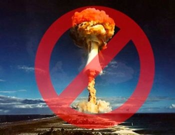 no a los ensayos nucleares