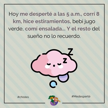 me despert...